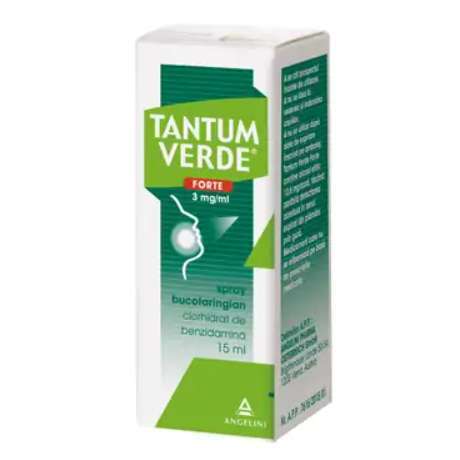 Tantum verde Forte Spray bucofaringian 3mg/ml, 15 ml, Angelini